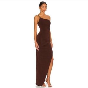 Aria one shoulder gown by nookie